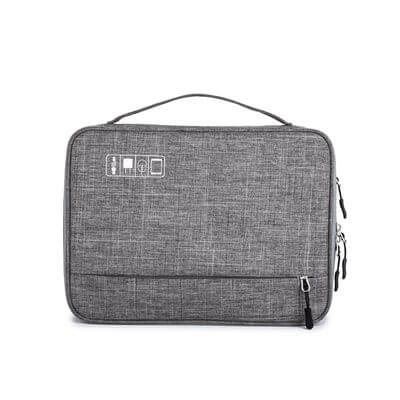 Foliroses™ Versatile Travel Gadget Pouch – Multi-Layer Waterproof Organizer for Tech & Beauty Essentials