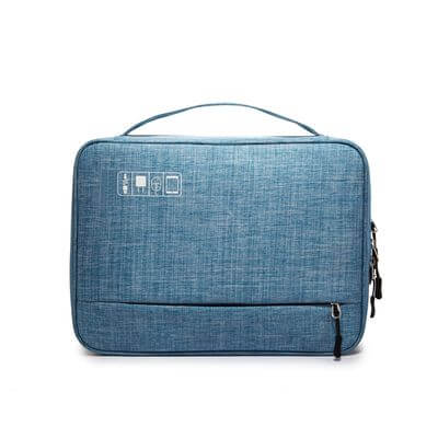 Foliroses™ Versatile Travel Gadget Pouch – Multi-Layer Waterproof Organizer for Tech & Beauty Essentials