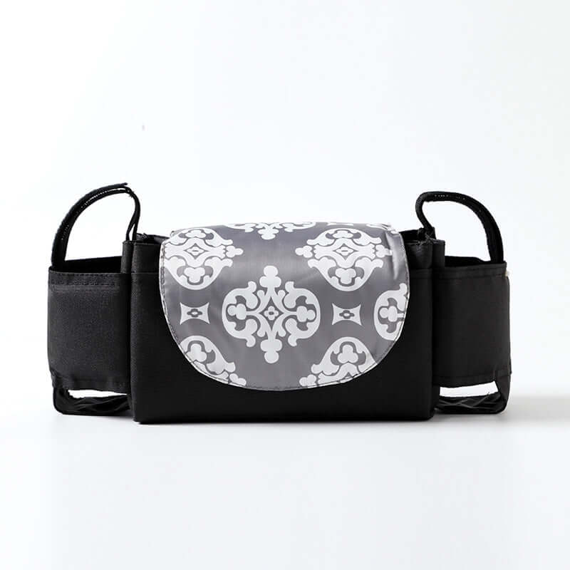Foliroses™ Elite Stroller Organizer – Universal Large-Capacity Parent Command Center with Insulated Cup Holders