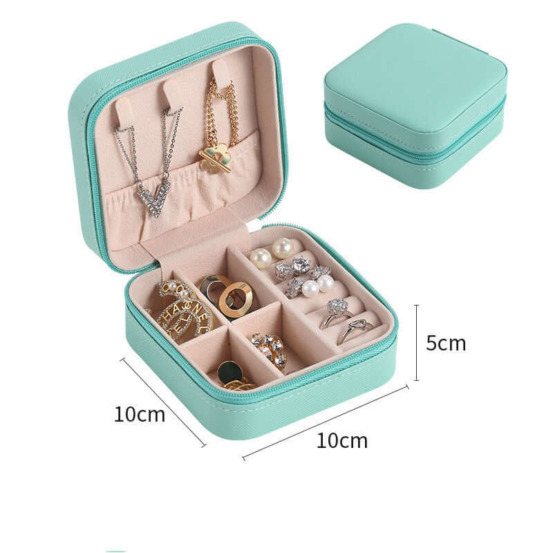 Foliroses™ Signature Travel Jewelry Vault – Tangle-Free Luxury Portable Accessory Organizer