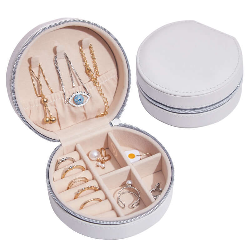 Foliroses™ Signature Travel Jewelry Vault – Tangle-Free Luxury Portable Accessory Organizer