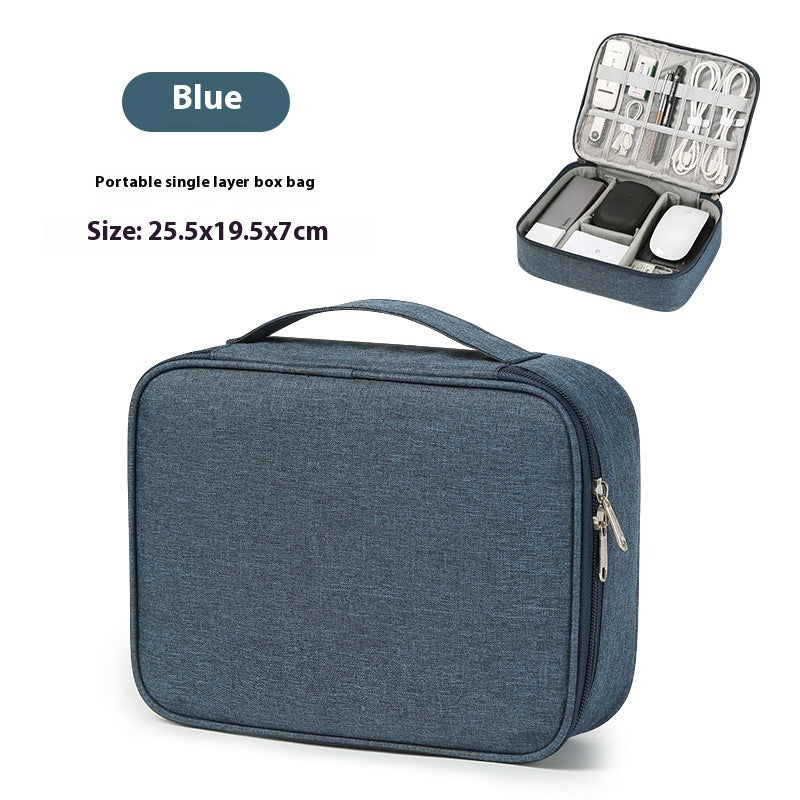 Foliroses™ Digital Frontier Pouch – Slim Portable Organizer for Cables, Power Banks & Tech Gear