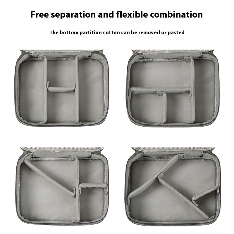 Foliroses™ Digital Frontier Pouch – Slim Portable Organizer for Cables, Power Banks & Tech Gear