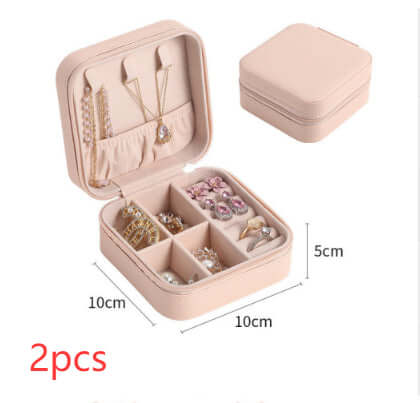 Foliroses™ Signature Travel Jewelry Vault – Tangle-Free Luxury Portable Accessory Organizer