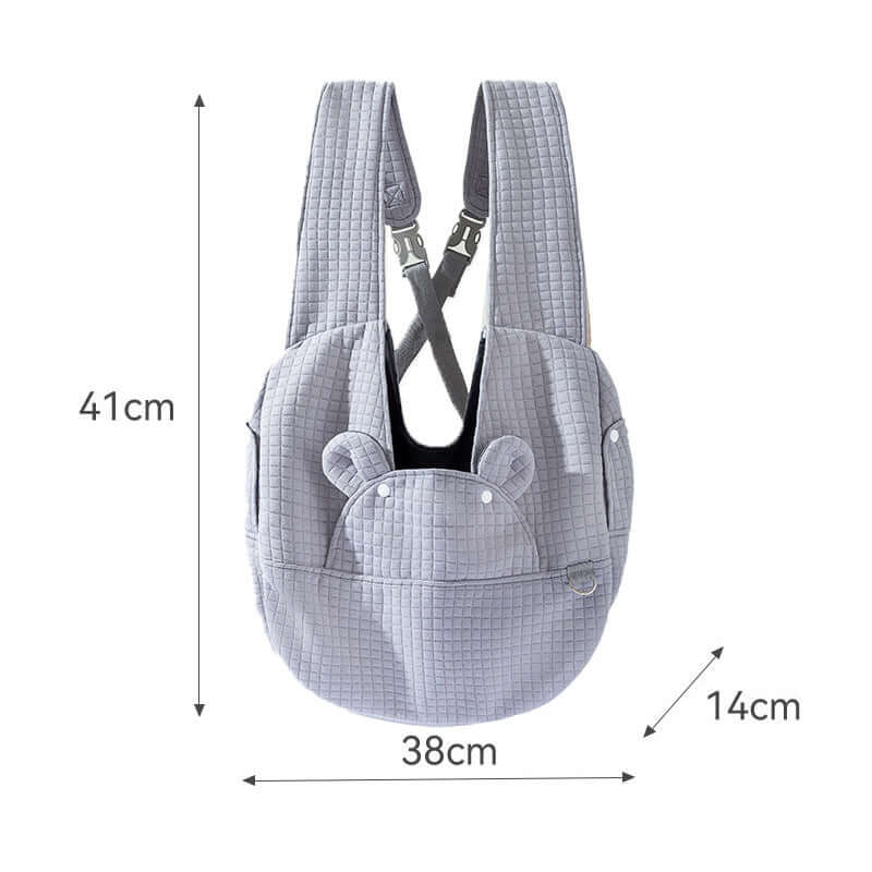 Foliroses™ Cloud-Comfort Breathable Pet Carrier – Hands-Free Front Chest Backpack for Dogs & Cats