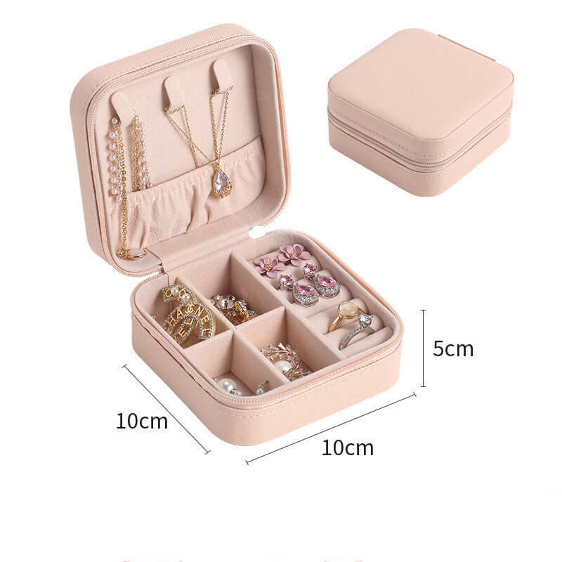 Foliroses™ Signature Travel Jewelry Vault – Tangle-Free Luxury Portable Accessory Organizer