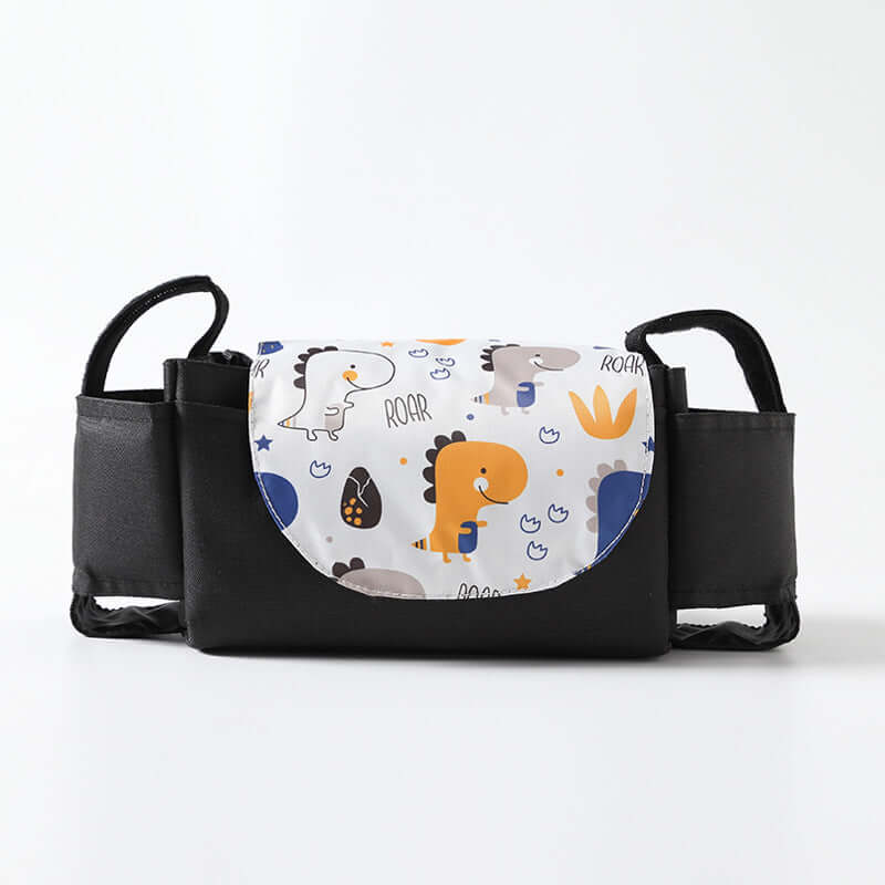 Foliroses™ Elite Stroller Organizer – Universal Large-Capacity Parent Command Center with Insulated Cup Holders