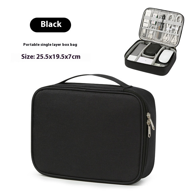 Foliroses™ Digital Frontier Pouch – Slim Portable Organizer for Cables, Power Banks & Tech Gear